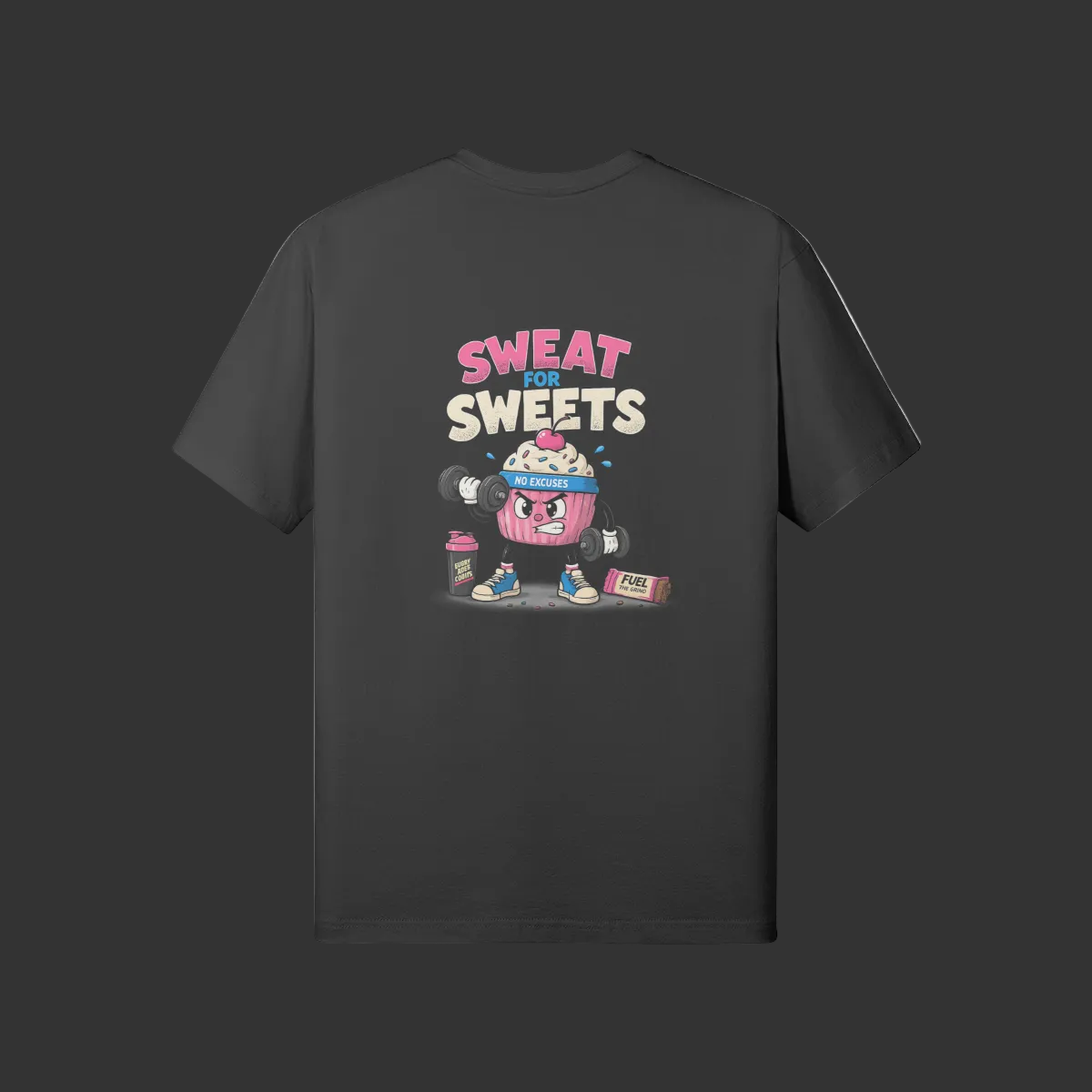 Camiseta Sweetie Cupcake sweat&sweets - vista trasera, otro color